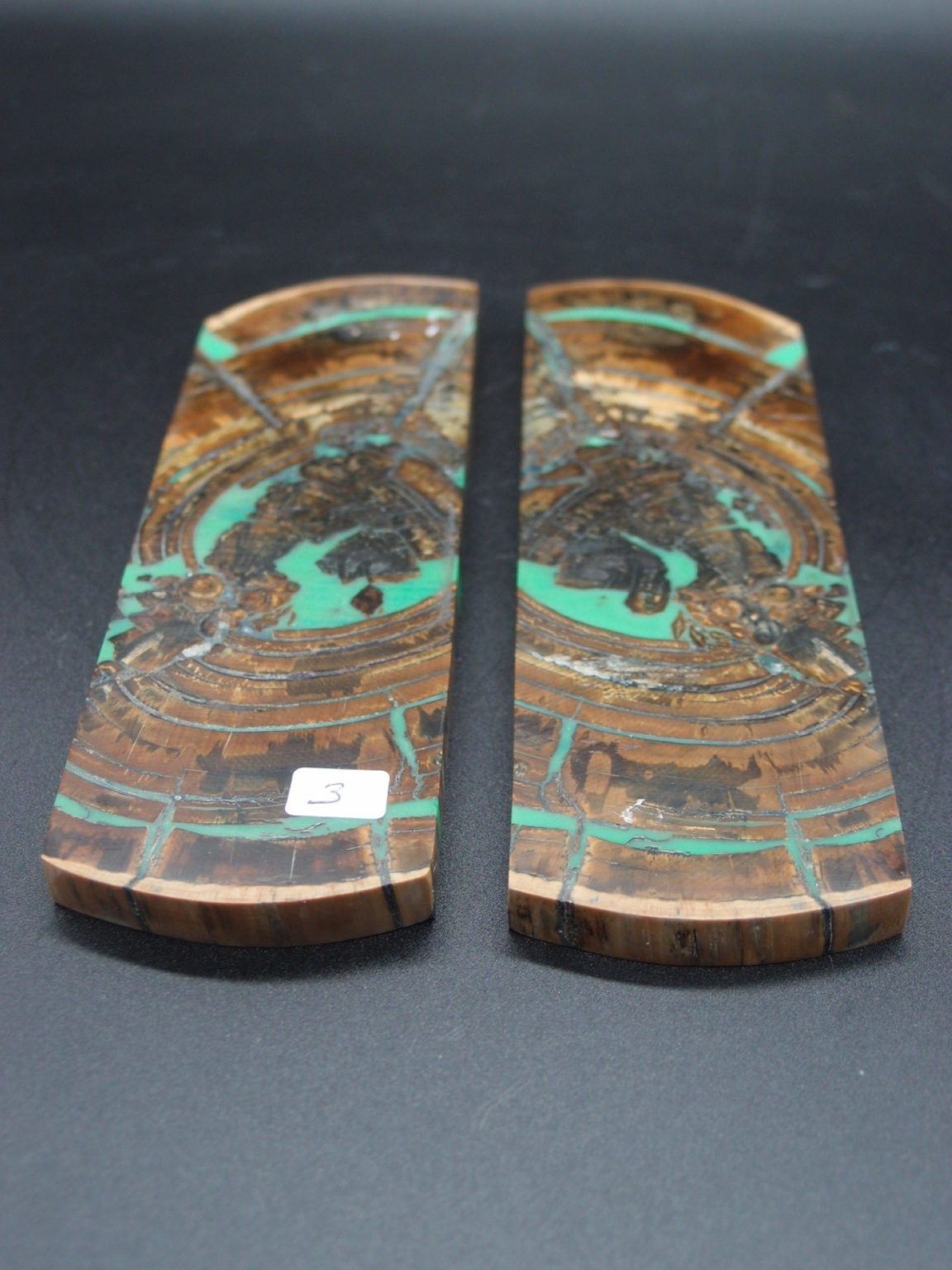 Tranche d’ivoire de mammouth stabilisés